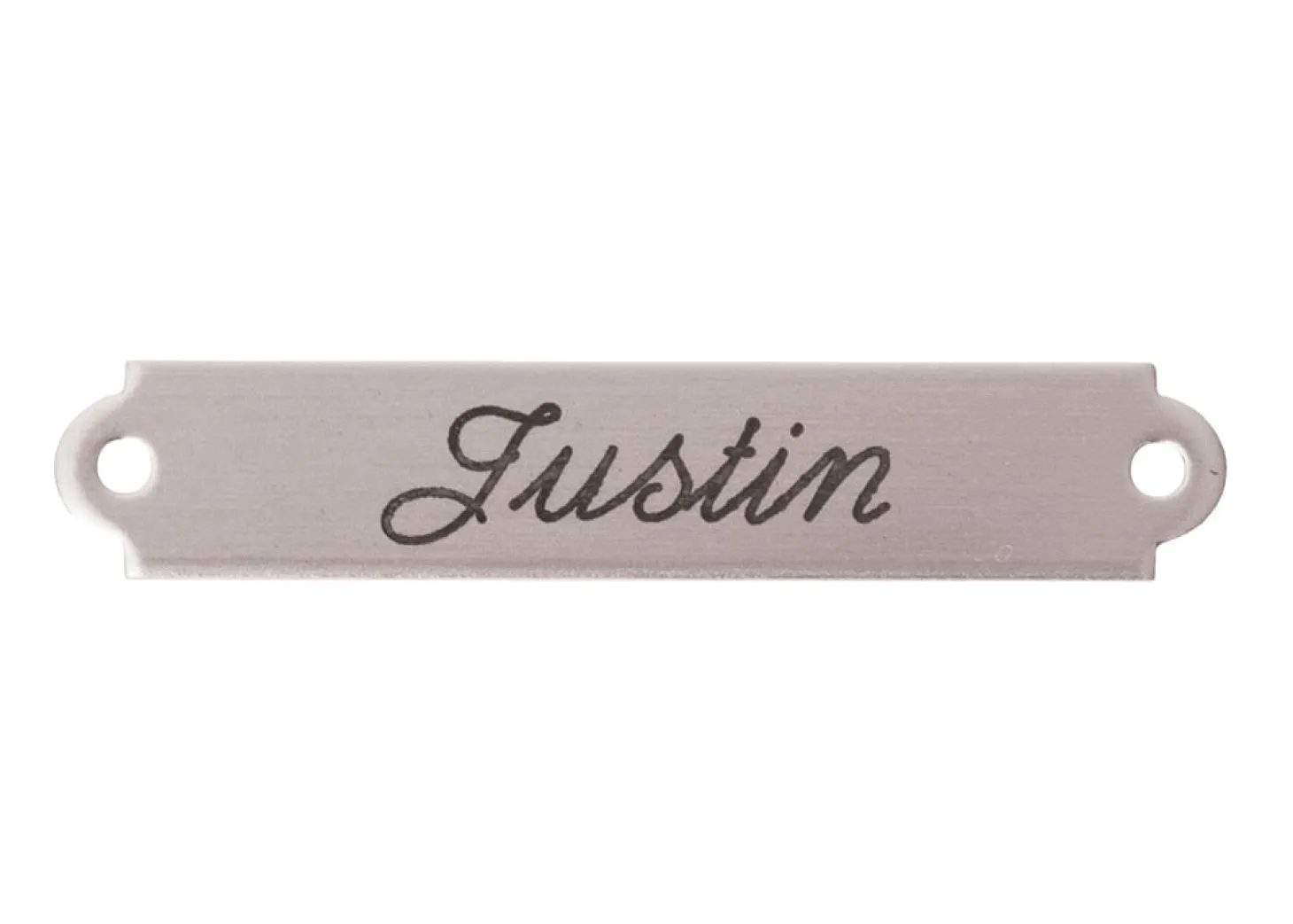 2" Fancy Saddle Nameplate
