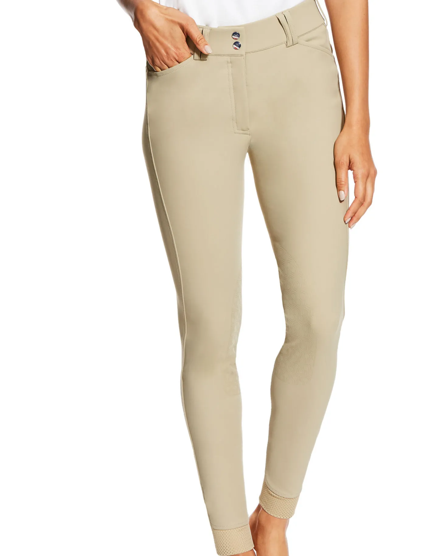 Ariat® Ladies’ Tri Factor EQ Grip Knee-Patch Breech