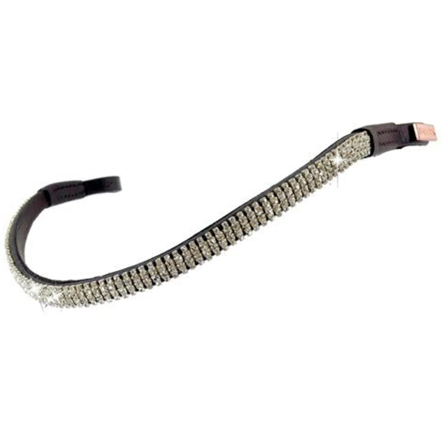 Beasties™ Luminosity Silver Wave Diamond Browband