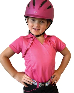Belle & Bow Children’s Ruffle Short Sleeve Polo Shirt