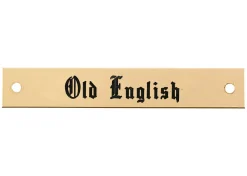 Beveled Edge Halter Nameplate - 1 or 2 lines