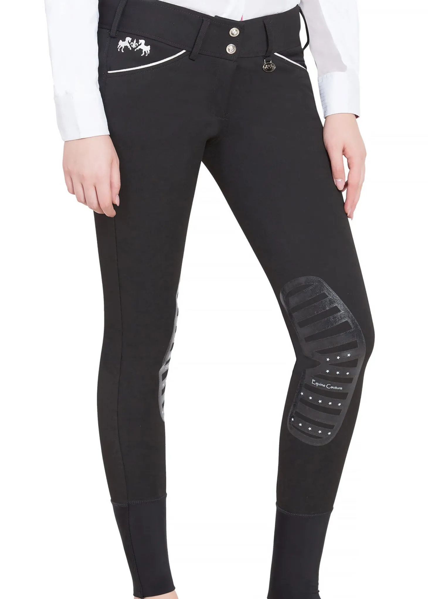 Equine Couture™ Ladies' Brittni Silicone Knee-Patch Breech