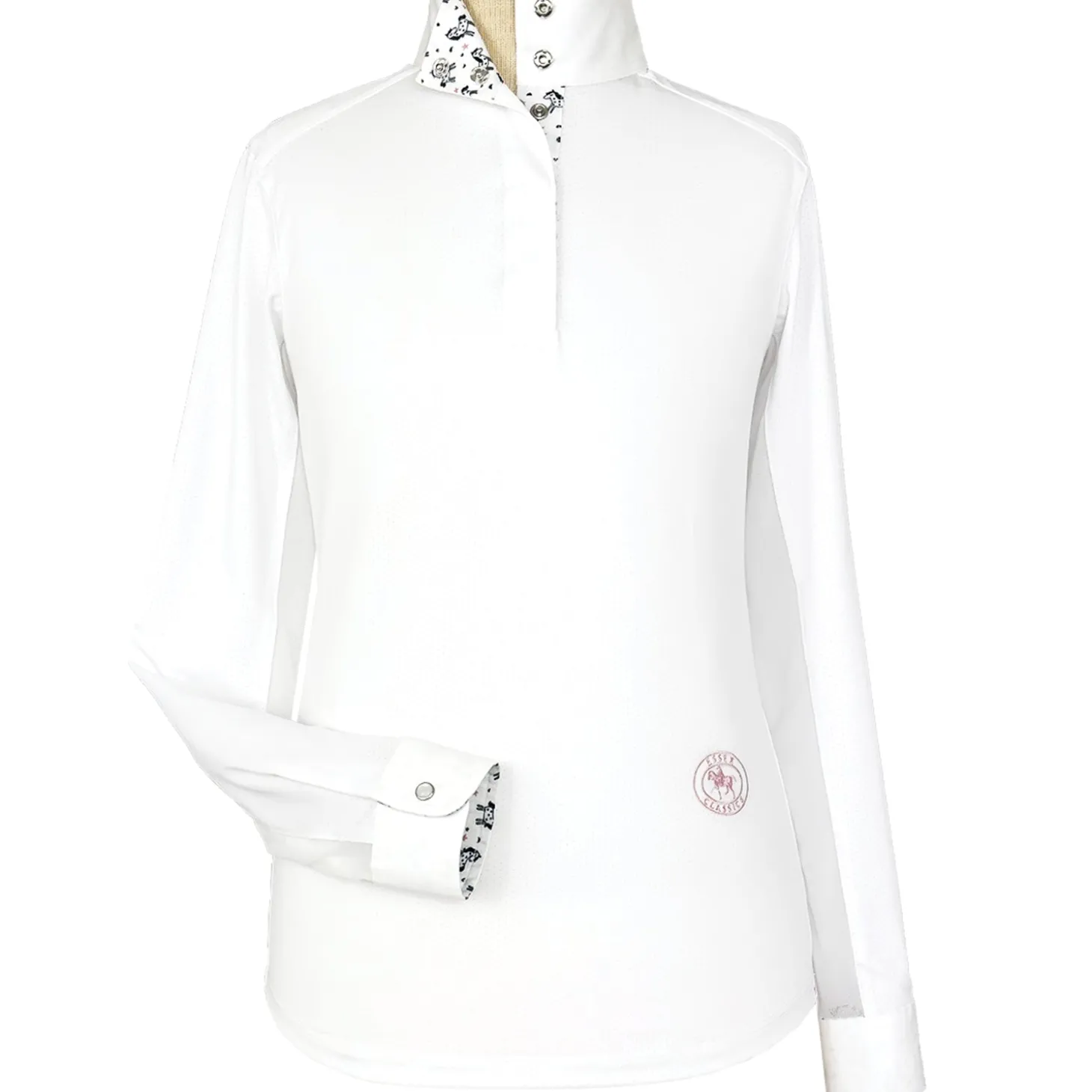 Essex Classics Girls’ Talent Yarn Long-Sleeve Show Shirt
