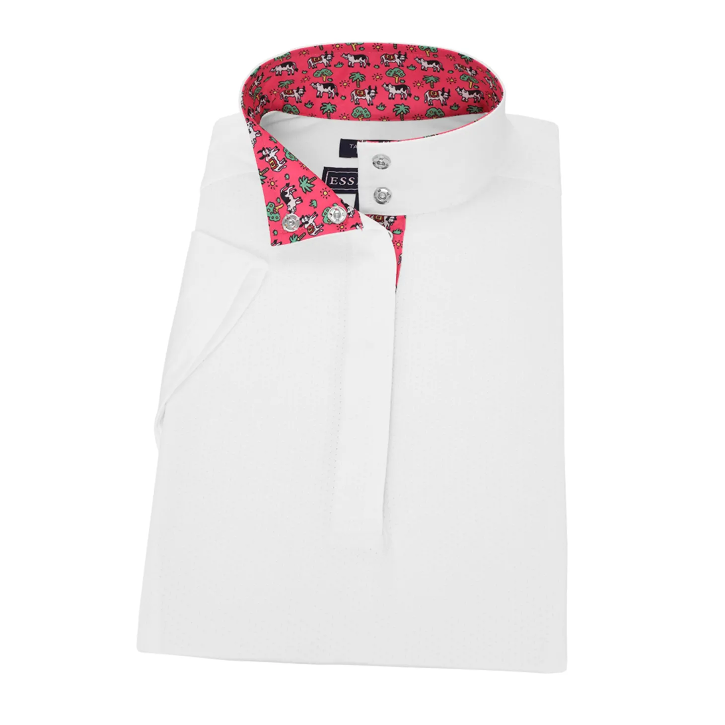 Essex Classics Ladies’ Talent Yarn® Straight Collar Short Sleeve Show Shirt