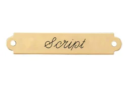 Fancy Saddle Nameplate
