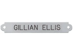 Fancy Saddle Nameplate