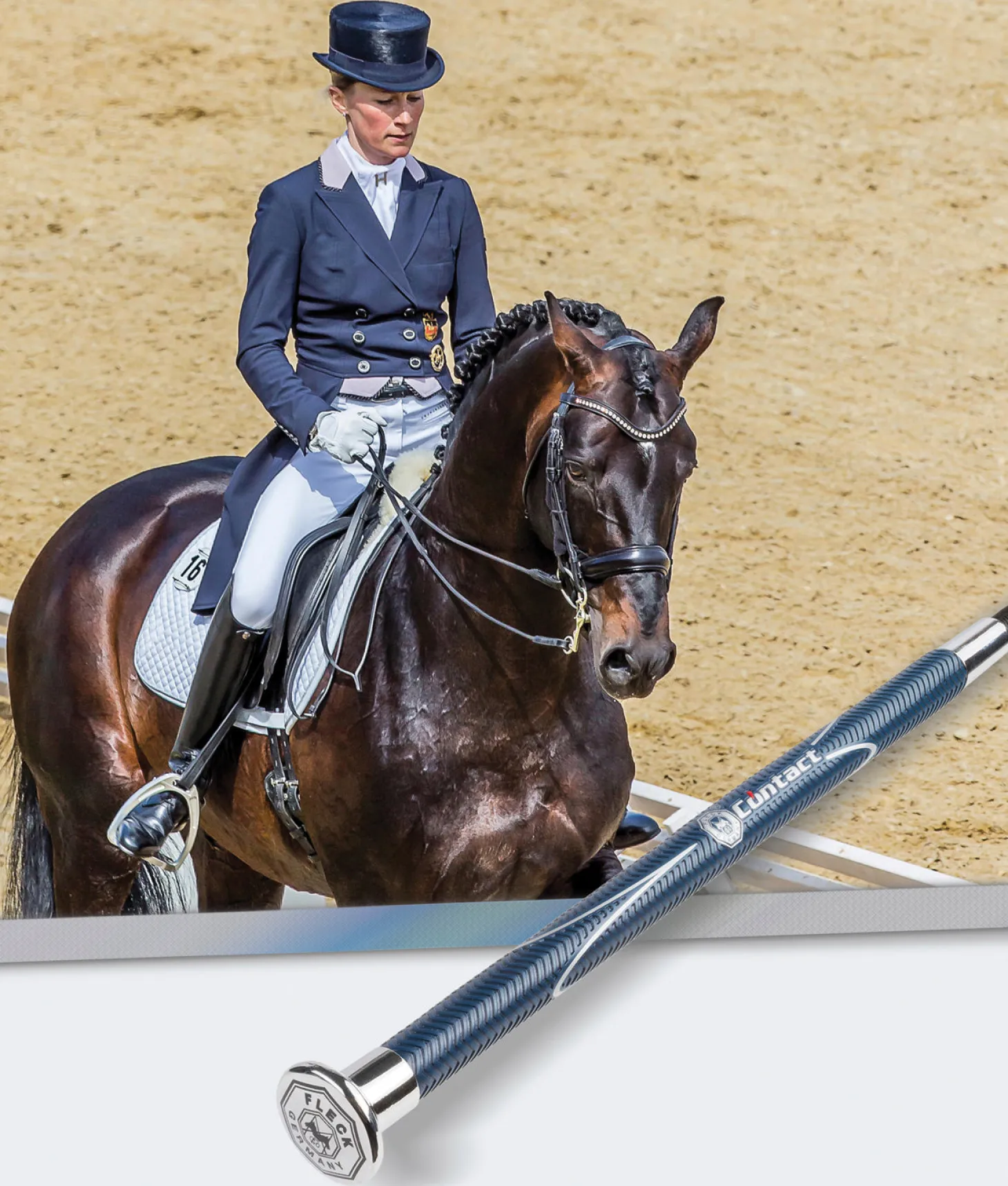 Fleck® Contact Dressage Whip