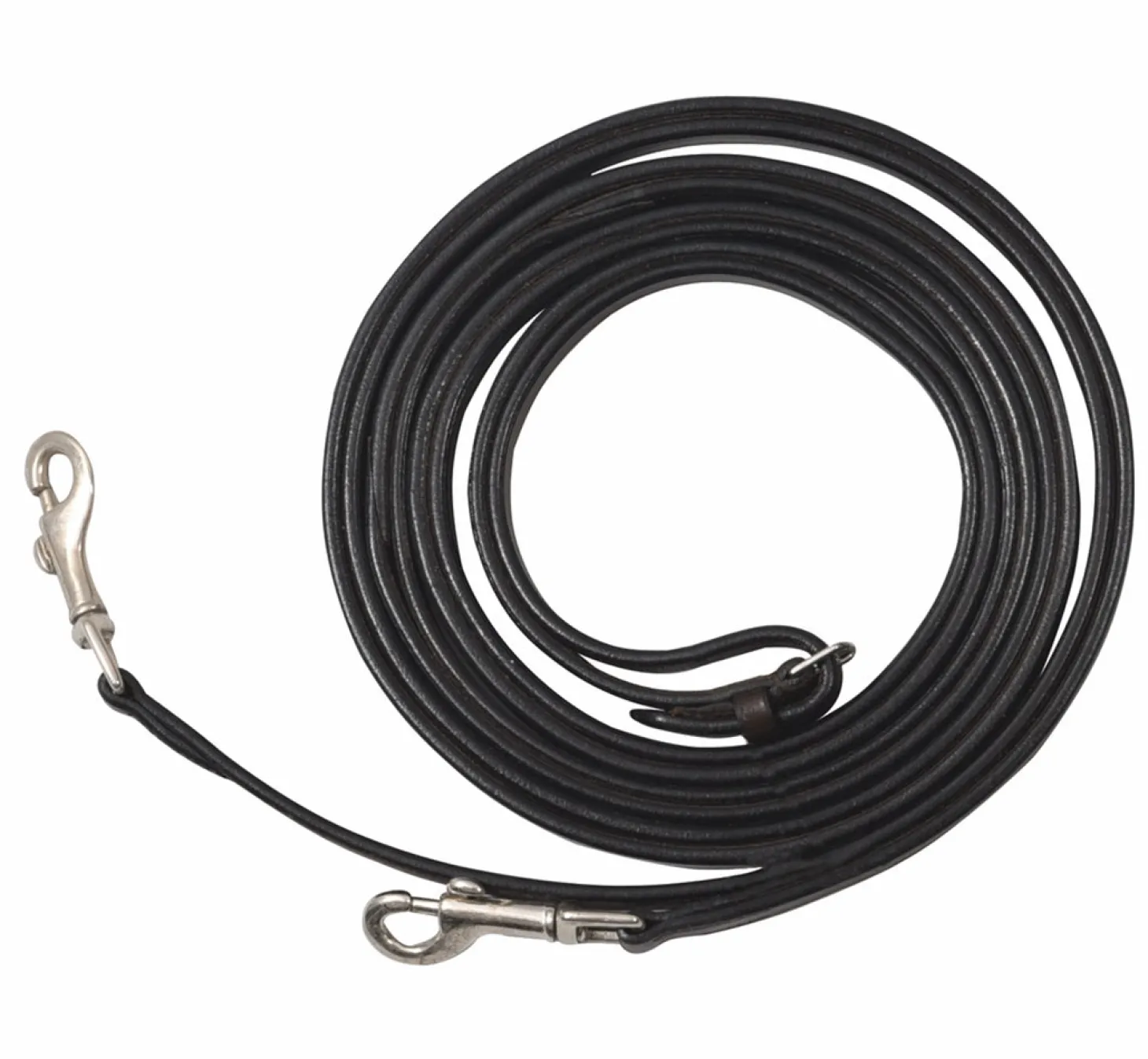 Henri de Rivel Breastplate Draw Reins - Full Leather with Breastplate Snap