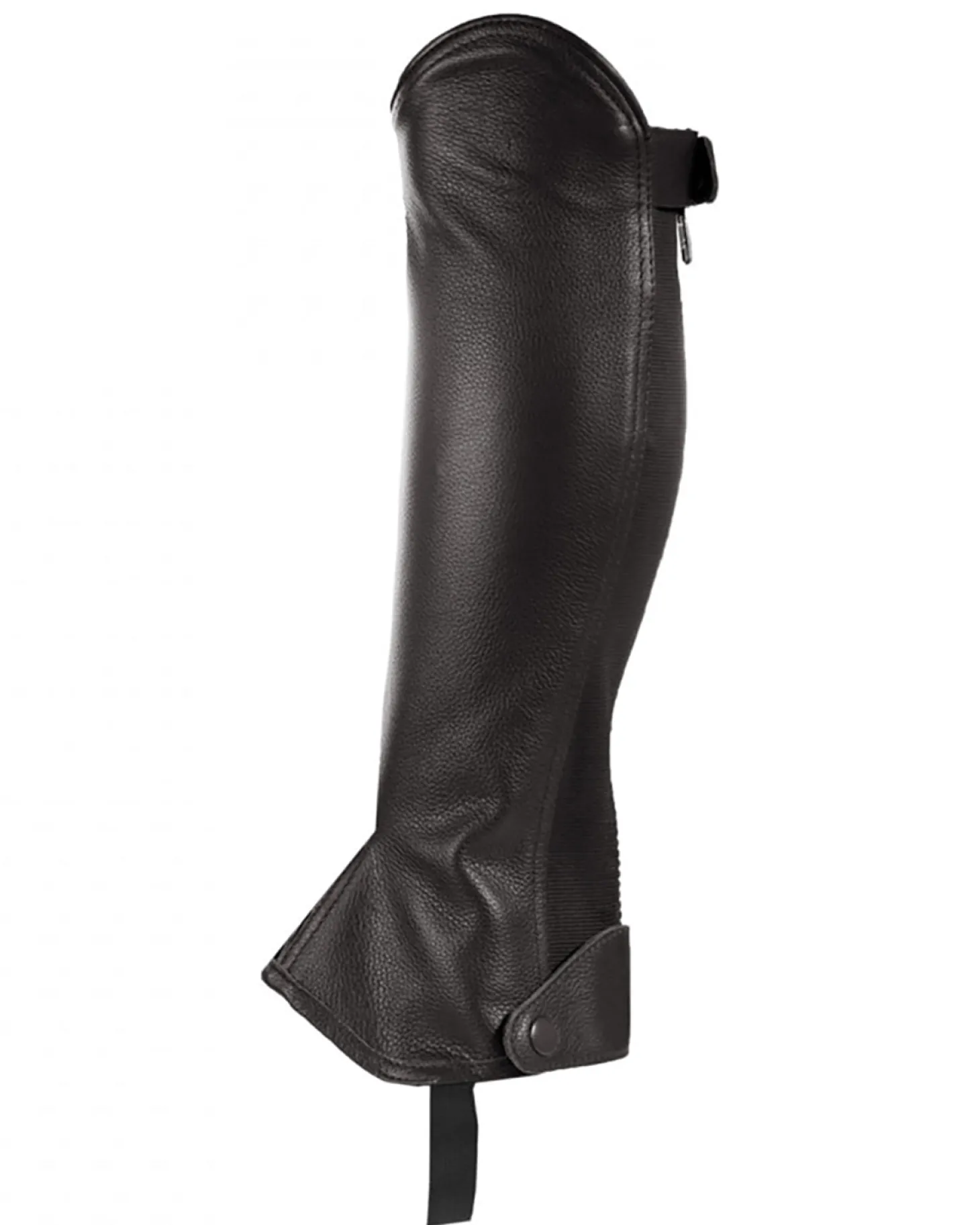 Horze Kids’ Synthetic Leather Half Chaps with Elastic