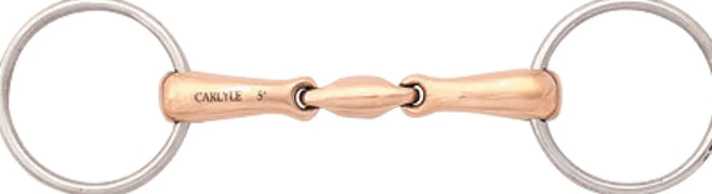 JP by Korsteel® Oval Mouth Copper Loose Ring Snaffle Bit