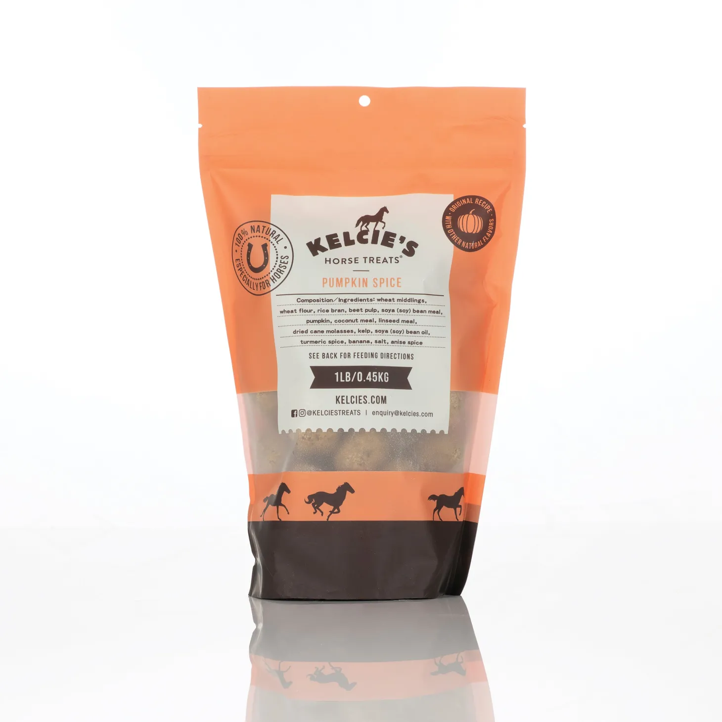 Kelcie’s Pumpkin Spice Horse Treats - 1 lb.