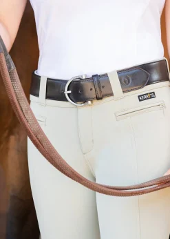 Kerrits® Ladies’ Simple D Leather Belt