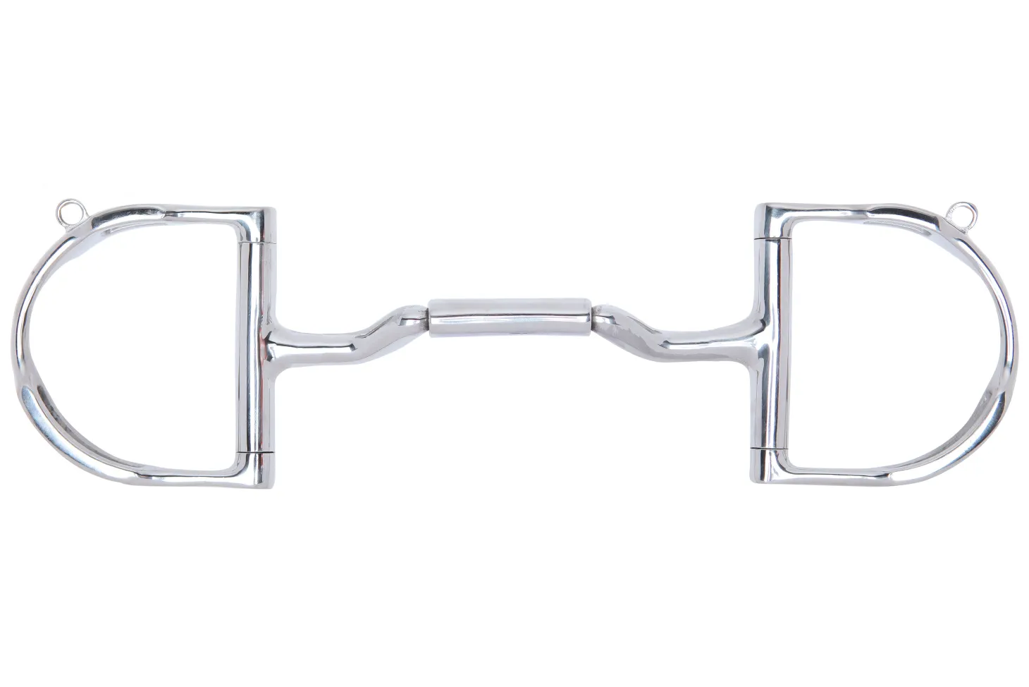Myler® Mullen Barrel Low Port Medium D-Ring MB 36 with Hooks