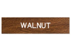 Plastic Stall Plate - 3 lines