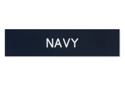 Plastic Stall Plate - 3 lines