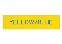 Plastic Stall Plate - 3 lines
