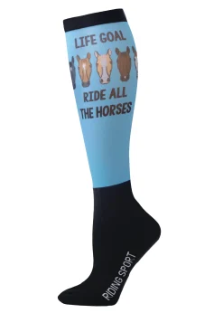 Riding Sport™ Footprintz Printed Peddies