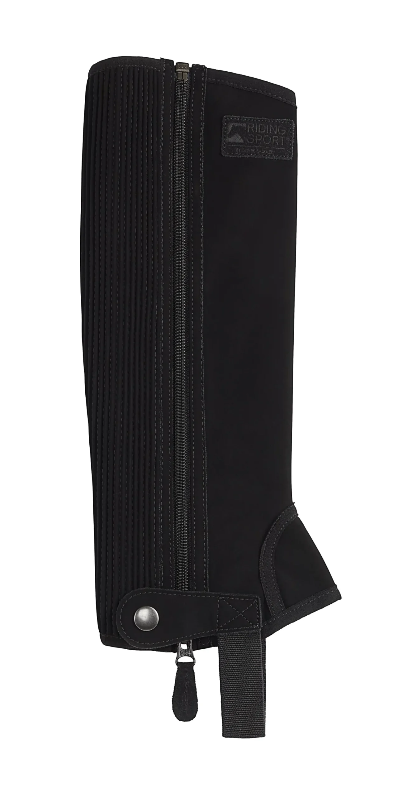 Riding Sport™ Kids’ Synthetic Suede Half Chaps with Silicone Grip Patches