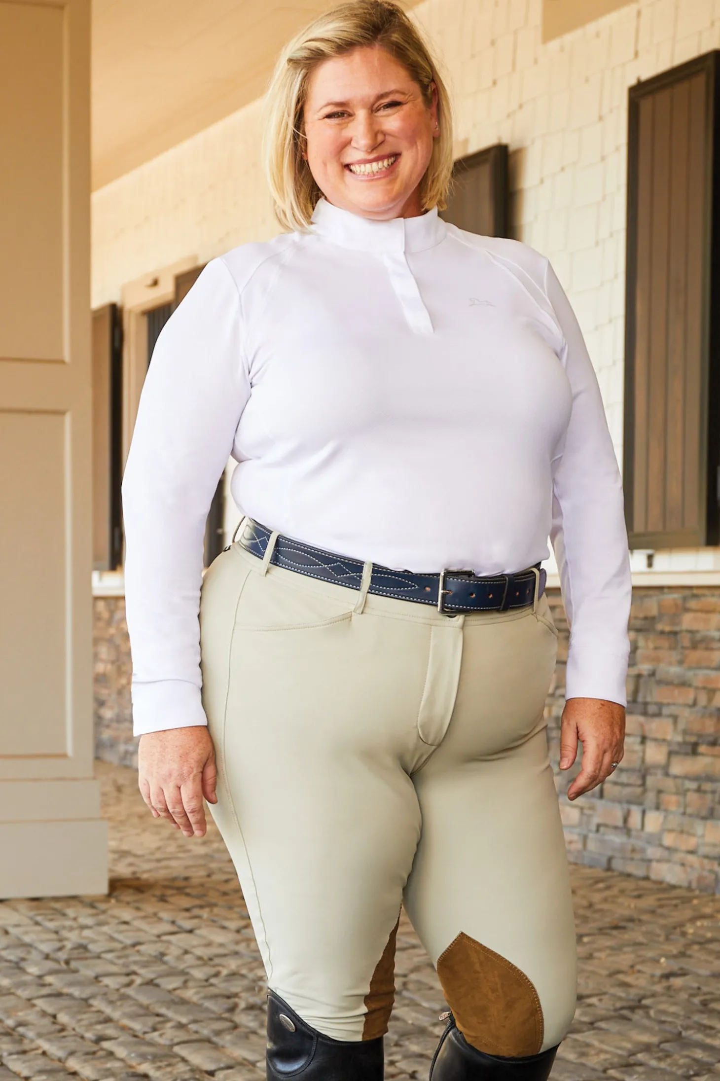 R.J. Classics Gracie Plus-Size Knee-Patch Breech