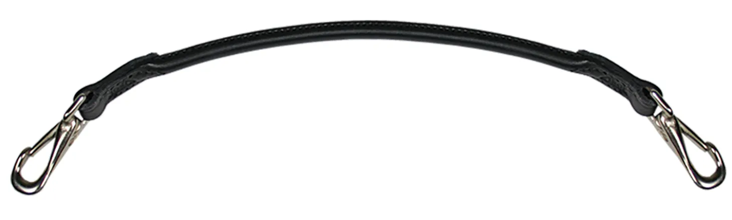 Rolled Leather Grab Strap