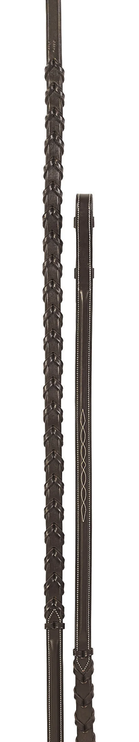 Schockemöhle Hunter Fancy-Stitched Laced Reins