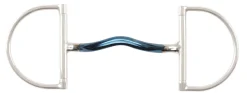 Shires Blue Alloy Hunter Dee Bit with Mullen Mouth