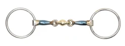 Shires Blue Alloy Loose Ring Bit with Lozenge