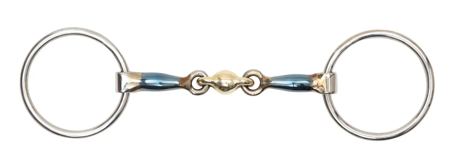 Shires Blue Alloy Loose Ring Bit with Lozenge