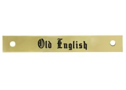 Small Rectangular Halter Nameplate