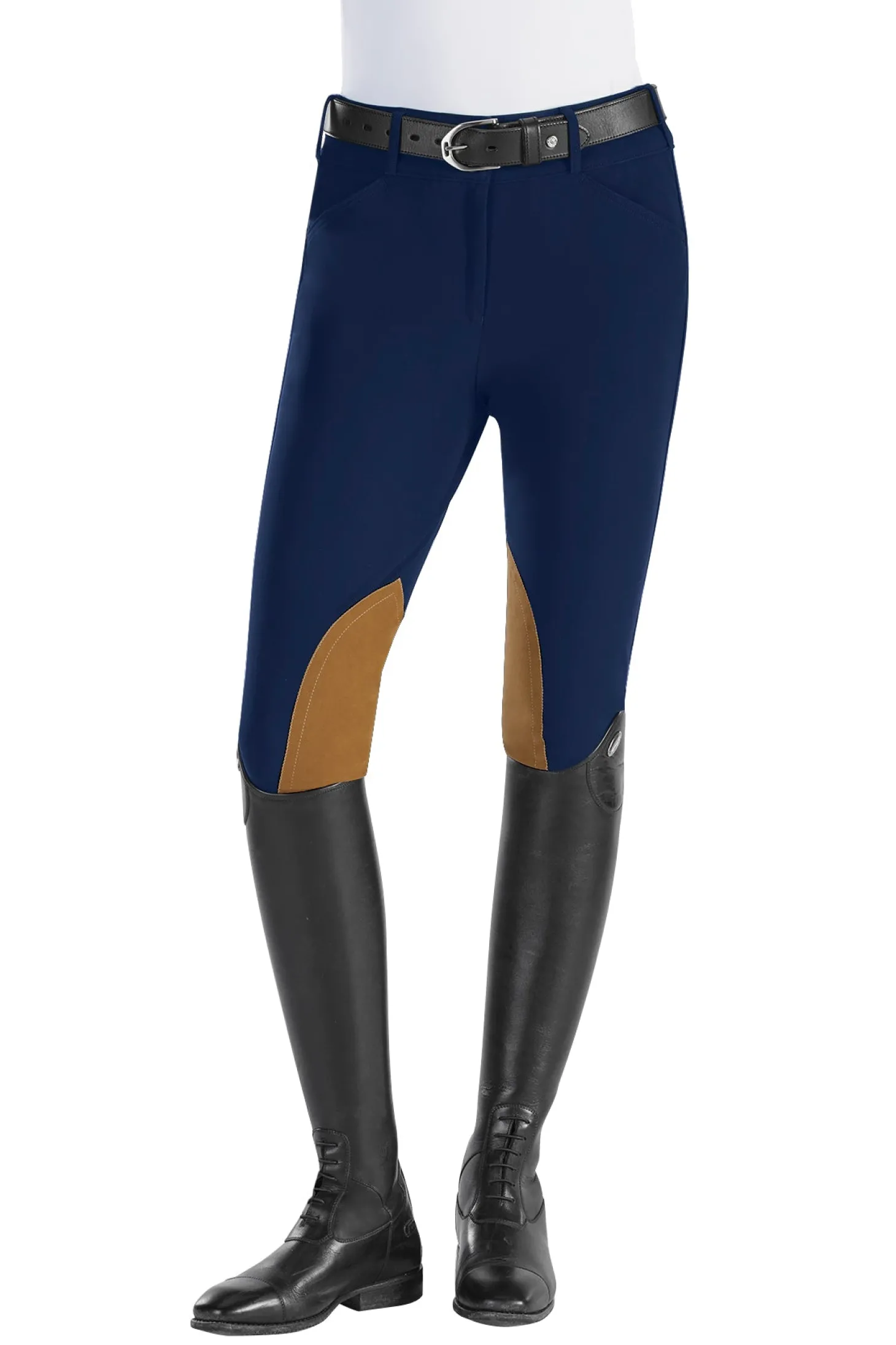 The Tailored Sportsman™ Ladies’ Techno Lightweight Knee-Patch Front-Zip Breech