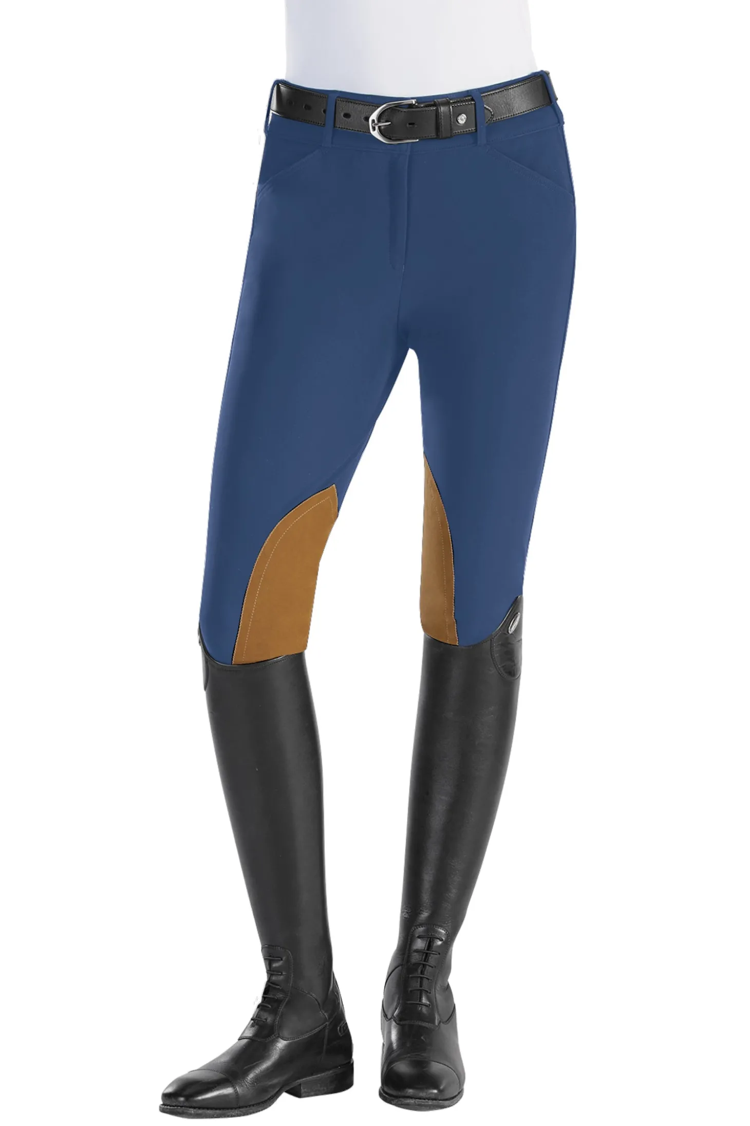The Tailored Sportsman™ Ladies’ Techno Lightweight Knee-Patch Front-Zip Breech