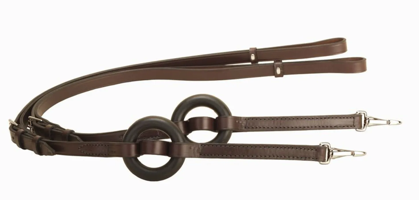 Tory Leather Company Donut Side Reins