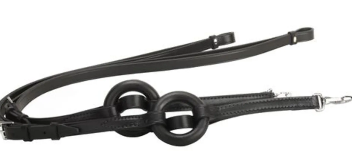Tory Leather Company Donut Side Reins
