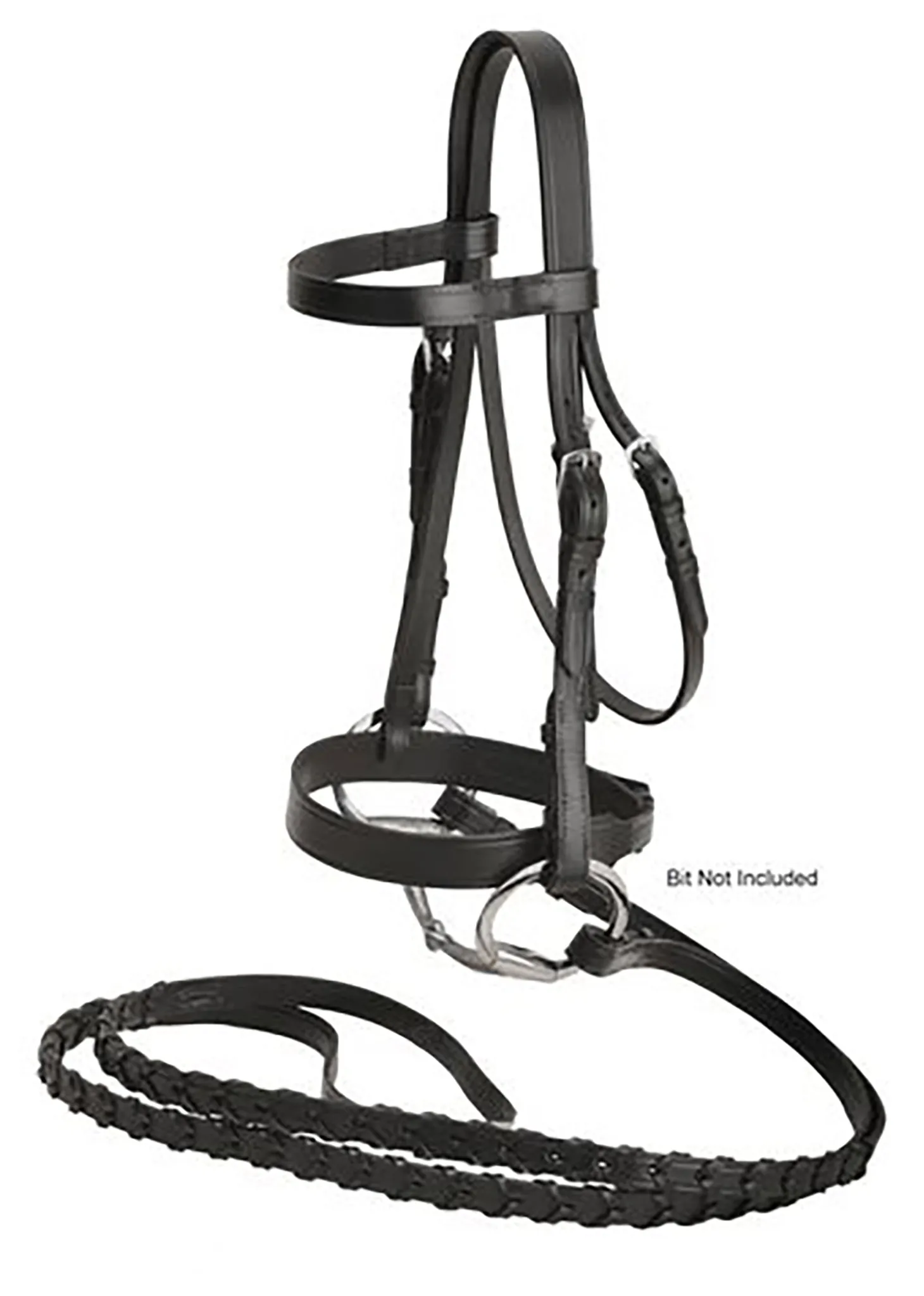 Tory Leather Company Oversize Fox Hunt Bridle with Laced Reins