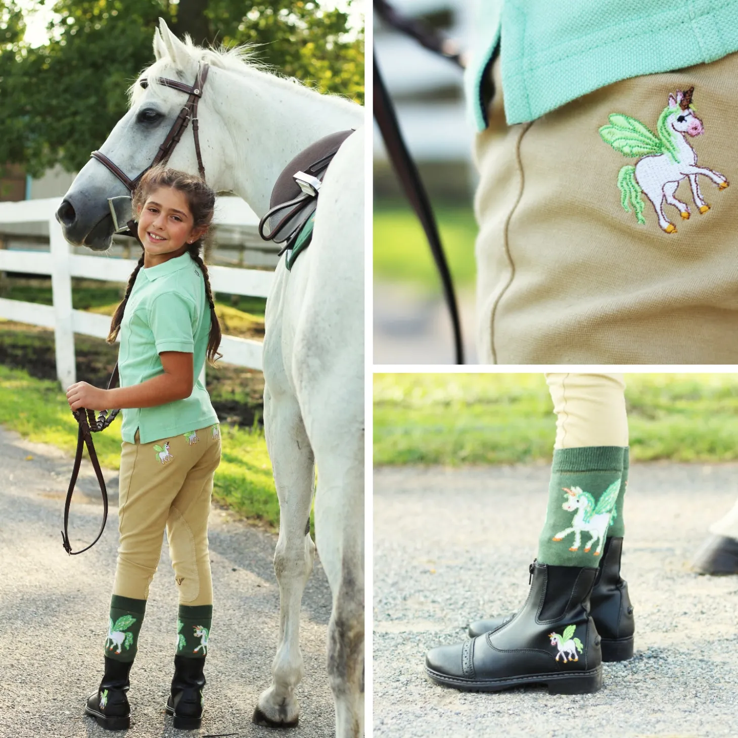 TuffRider® Children's Unicorn Starter Front-Zip Paddock Boot
