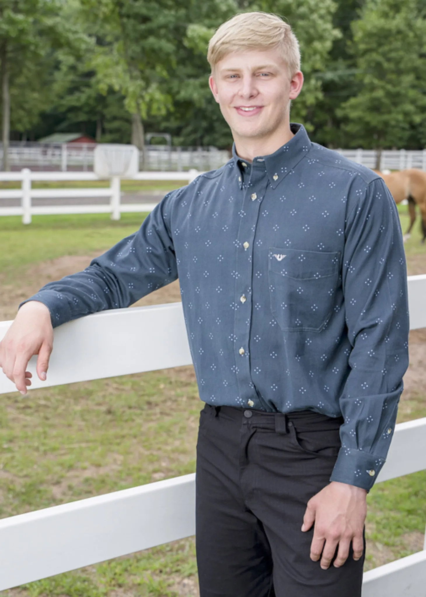 TuffRider® Men’s Voltage Print Work Shirt