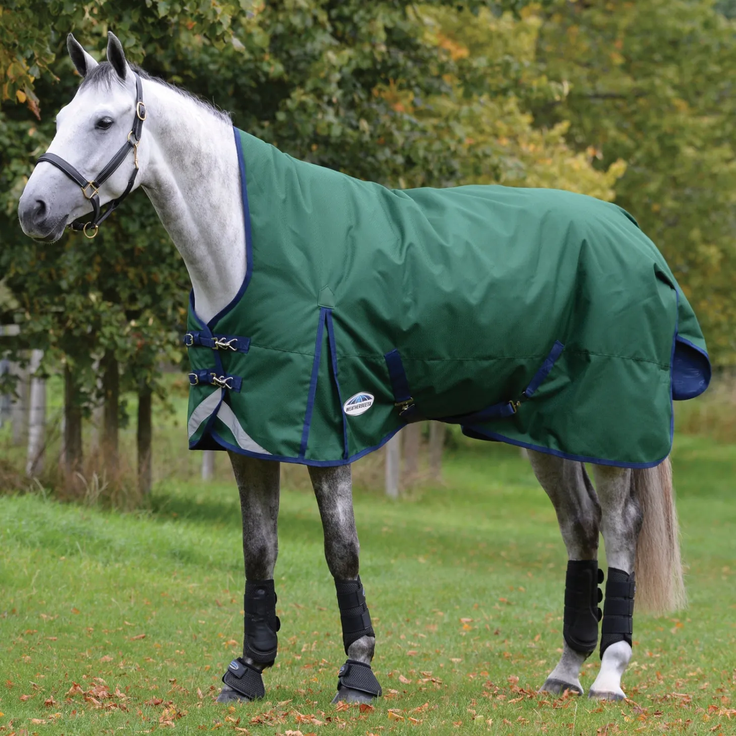 WeatherBeeta® ComFiTec™ Plus Dynamic II High Neck Medium-Weight Turnout Blanket